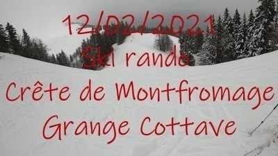 20210212 vignette ski rando Crête Montfromage