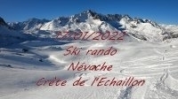 20220117 vignette ski rando Crête de lEchaillon