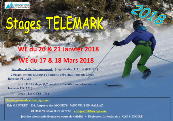 Flyer stages Telemark 2018