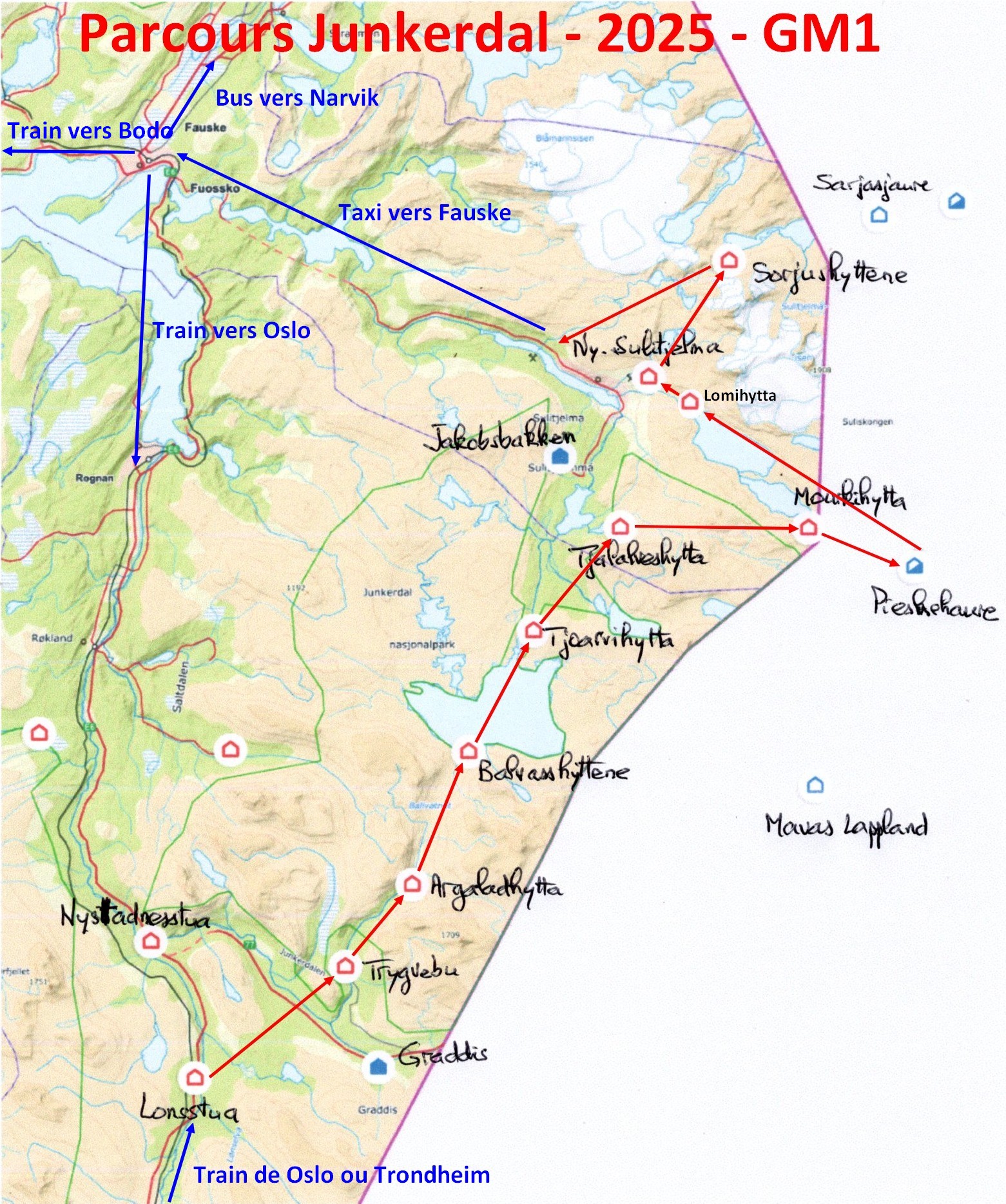 Parcours et Transport Junkerdal v1 