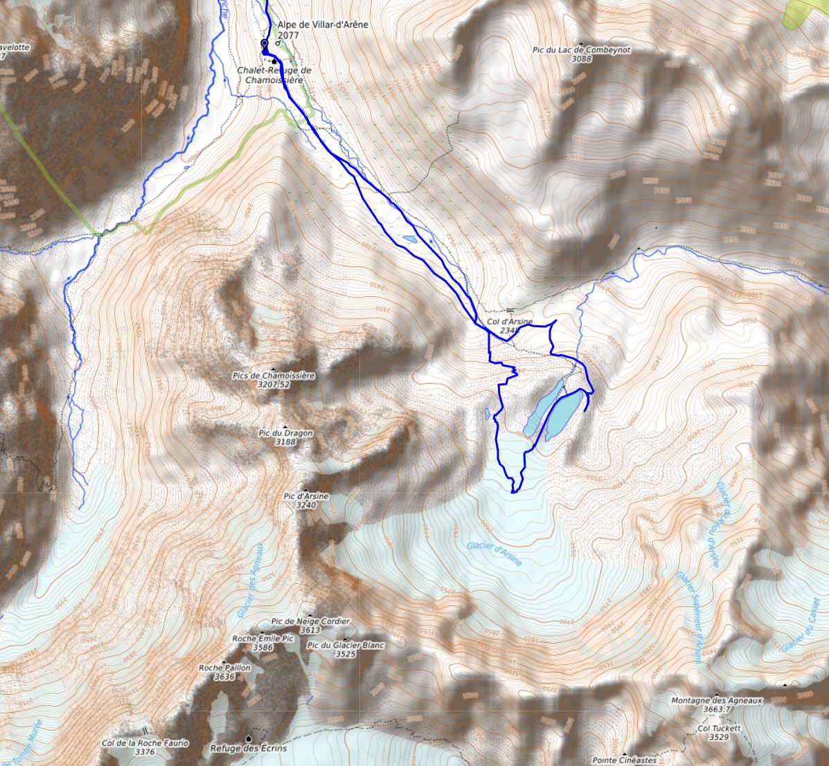 map lac arsine